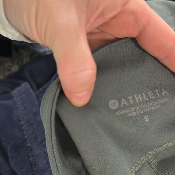 Athleta 7/8 Elation Tight Leggings Sage Green S - Picture 7 of 7